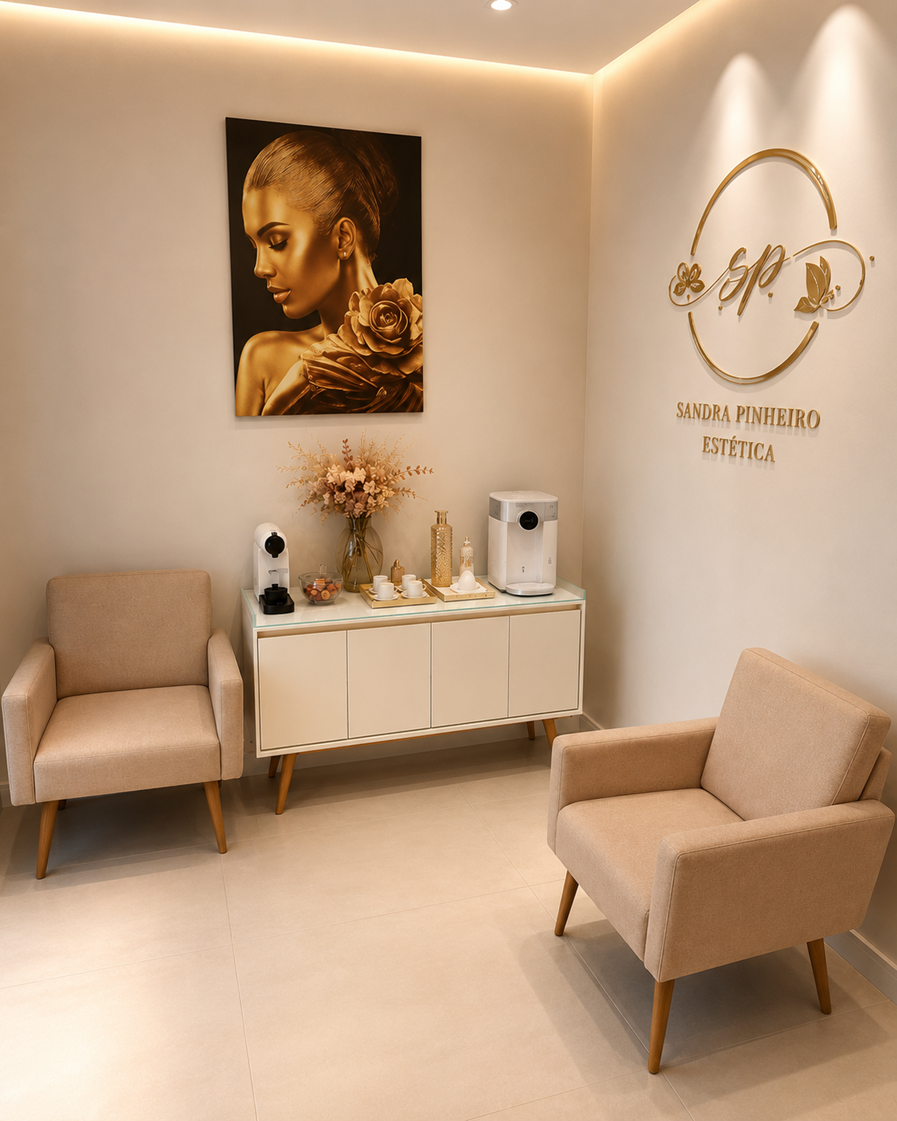 Ambiente da clínica Sandra Pinheiro Estética